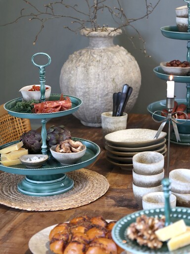 Impressionen zu Chic Antique Landhaus Etagere mit Tabletts, Bild 2