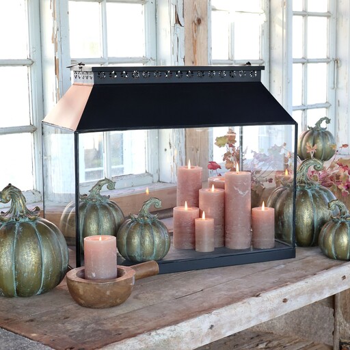Impressionen zu Chic Antique Laterne XXL mit Muster, Bild 1