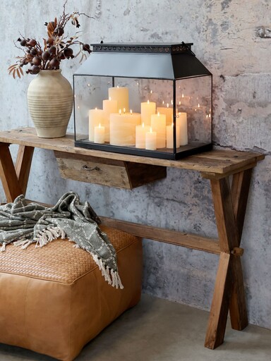 Impressionen zu Chic Antique Laterne XXL mit Muster, Bild 2