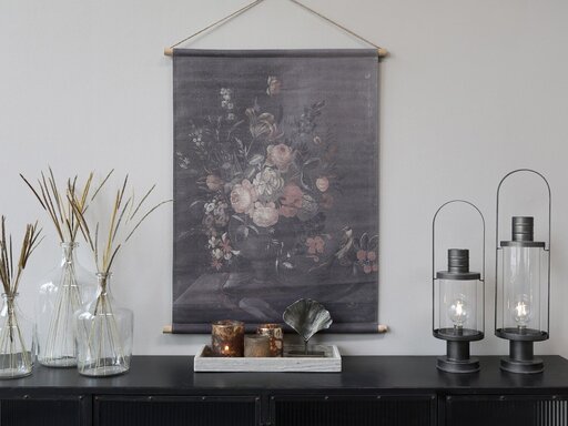 Impressionen zu Chic Antique Leinwandbild mit Blumendruck zum Aufhängen, Bild 1