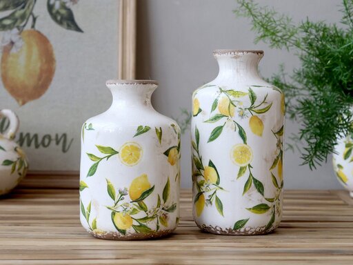 Impressionen zu Chic Antique Limone Flasche aus Keramik, Bild 3