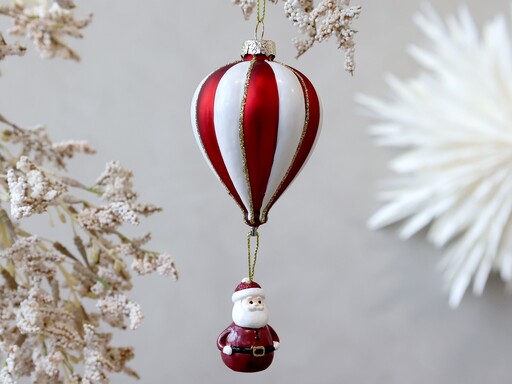 Impressionen zu Chic Antique Luftballon mit Weihnachtsmann zum Aufhängen, Bild 3