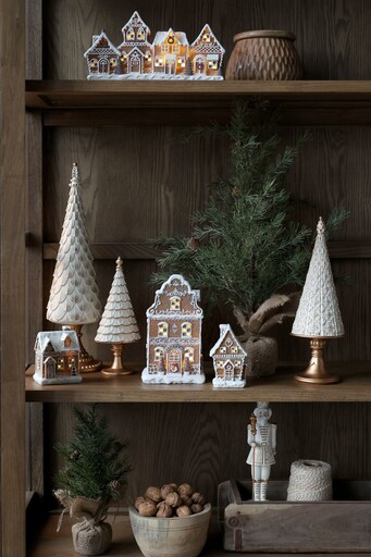 Impressionen zu Chic Antique Noël Lebkuchenhaus mit LED, Bild 1