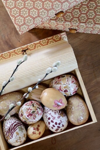 Impressionen zu Chic Antique Ostereier Hänger mit Blumen Set (3-teilig), Bild 1