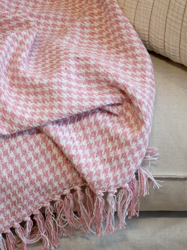 Impressionen zu Chic Antique Plaid Decke Aix aus recycelter Baumwolle, Bild 6