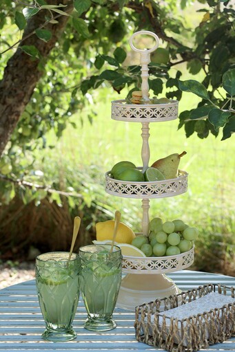 Impressionen zu Chic Antique Saint-Émilion hohes Glas mit Muster, Bild 8