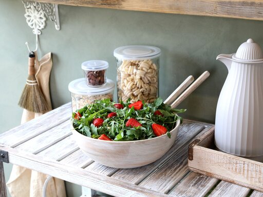 Impressionen zu Chic Antique Salatbesteck Laon 2er Set aus Mangoholz, Bild 3