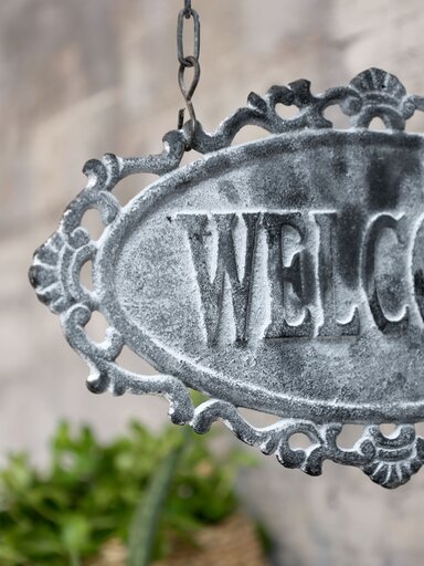 Impressionen zu Chic Antique Schild Welcome aus Eisen, Bild 2