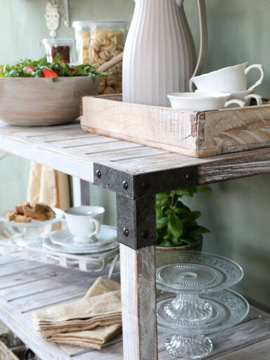 Impressionen zu Chic Antique Servierwagen, Anrichte auf Rädern, Bild 3