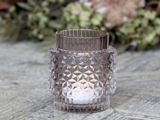 Impressionen zu Chic Antique Teelichtglas mit Muster, Bild 3