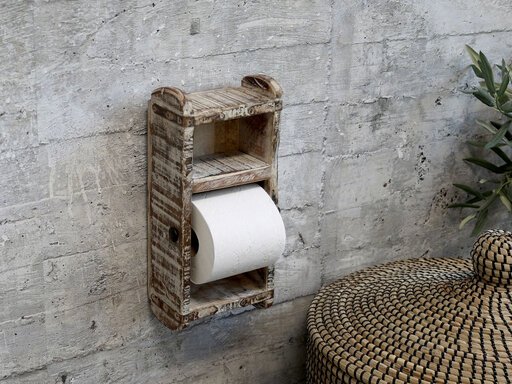 Impressionen zu Chic Antique Toilettenpapierhalter in Ziegelform, Bild 2