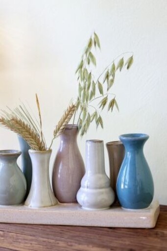 Impressionen zu Chic Antique Vasen auf Tablett, Bild 1