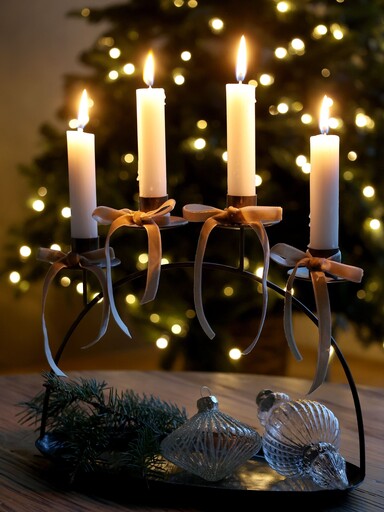 Impressionen zu Chic Antique Velourband auf Holzspule, Dekoband, Bild 1