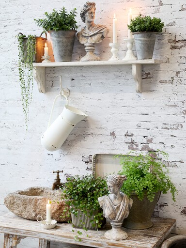 Impressionen zu Chic Antique Vintage Kammerleuchter für Stabkerzen, Bild 4