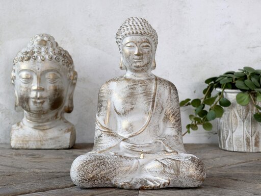 Impressionen zu Chic Antique Vittel Buddha mit Gold Muster, Bild 4