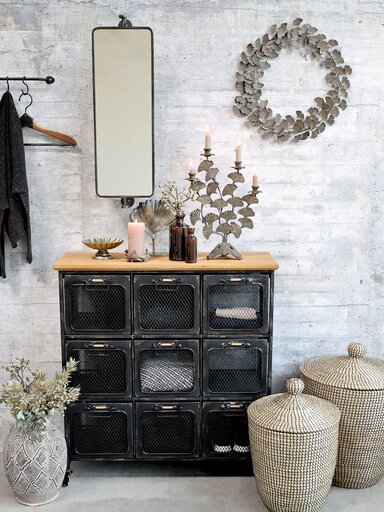 Impressionen zu Chic Antique Évron Deko Vase mit Muster, Bild 2