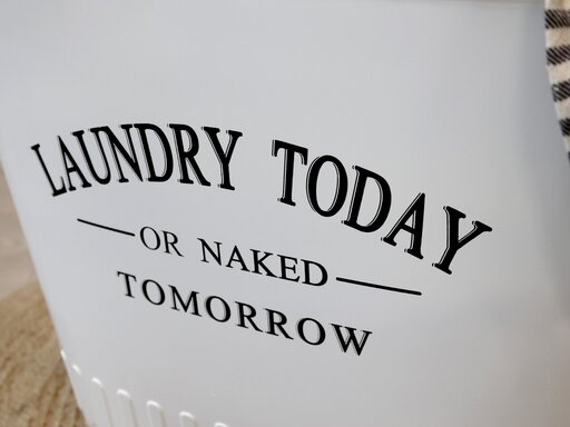 Impressionen zu Chic Antique Wäschekorb Laundry Today, Bild 2