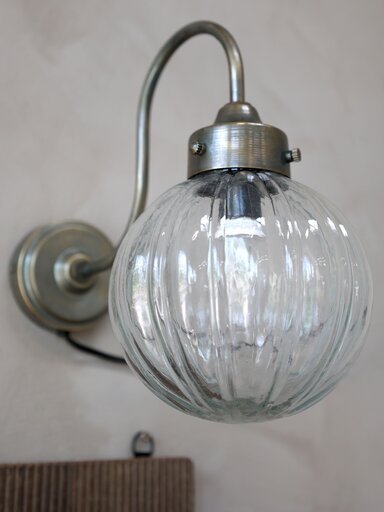Impressionen zu Chic Antique Wandlampe aus Eisen und Glas, Bild 1