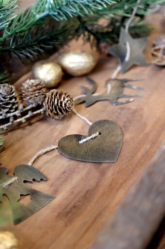 Impressionen zu Chic Antique Weihnachtliche Girlande mit 8 Figuren, Bild 1