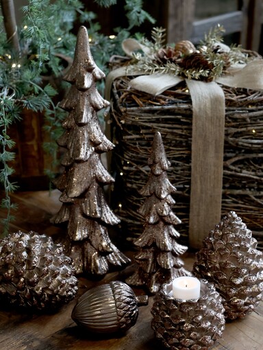 Impressionen zu Chic Antique Weihnachtsbaum Aufsteller mit Glitzer, Bild 2