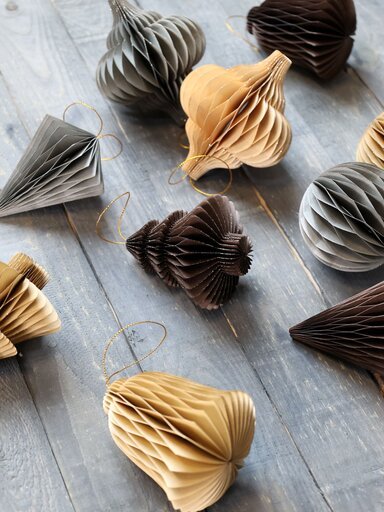 Impressionen zu Chic Antique Weihnachtsbaum aus Papier zum Aufhängen, Bild 1