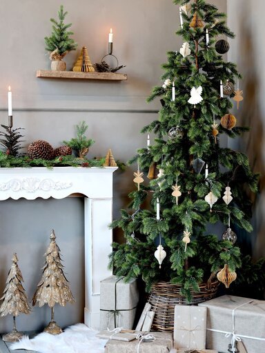 Impressionen zu Chic Antique Weihnachtsbaum aus Papier zum Aufhängen, Bild 5