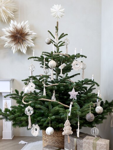 Impressionen zu Chic Antique Weihnachtsbaum Spitze Papierstern, Bild 1