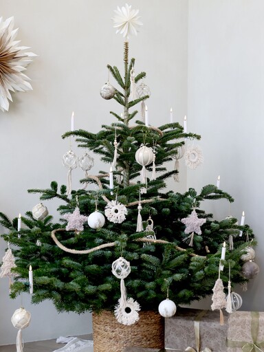 Impressionen zu Chic Antique Weihnachtsbaum Spitze Papierstern, Bild 3