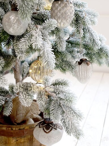 Impressionen zu Chic Antique Weihnachtskugel oval, Bild 4