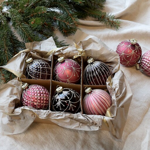 Impressionen zu Chic Antique Weihnachtskugeln in einer Schachtel 6er-Set, Bild 5