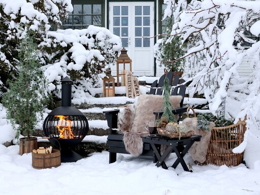 Impressionen zu Chic Antique Winterliche Outdoor Laterne im 2er-Set, Bild 1