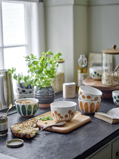 Impressionen zu Bloomingville Linora Schalen 3er Set Steingut, Bild 2