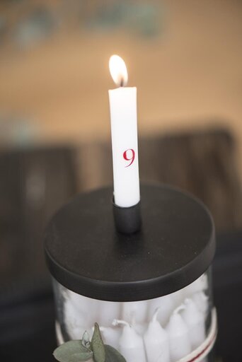 Impressionen zu IB Laursen Glashalter für dünne Kerzen Metalldeckel, Bild 3