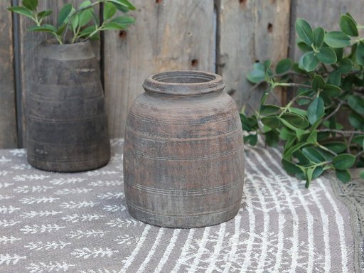 Impressionen zu Chic Antique Grimaud Vase für Deko aus Holz, Bild 1