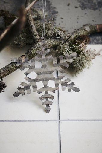 Impressionen zu House Doctor Ornament aus Metall Schneeflocke, Bild 4