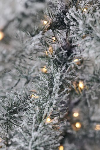 Impressionen zu House Doctor Weihnachtsbaum Flocked mit LED, Bild 2