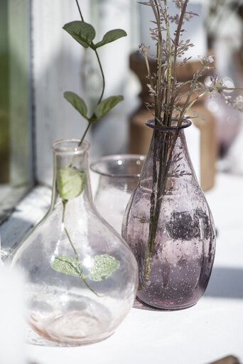 Impressionen zu IB Laursen 4er Set Vasen UNIKA recyceltes Glas, Bild 1