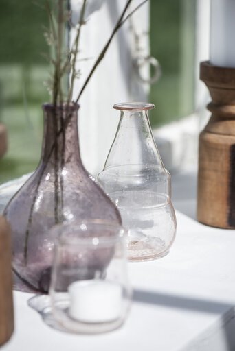 Impressionen zu IB Laursen 4er Set Vasen UNIKA recyceltes Glas, Bild 2