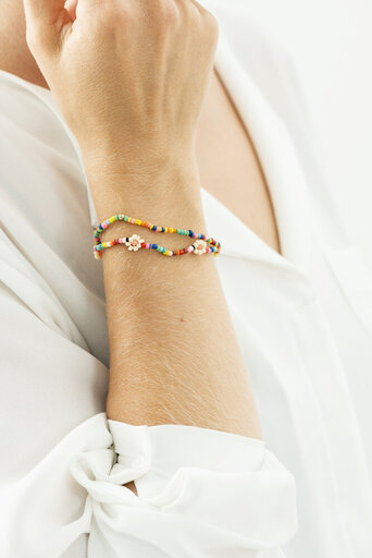 Impressionen zu IB Laursen Perlen Armband Glasperlen Multifarben, Bild 2