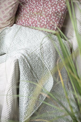 Impressionen zu IB Laursen Blumiger Kissenbezug aus Baumwolle quadratisch, Bild 2