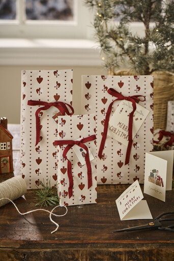 Impressionen zu IB Laursen Buntfalttüte Flechtherzen, Bild 2