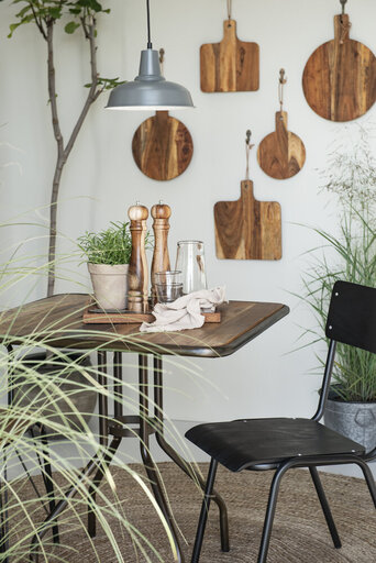 Impressionen zu IB Laursen Cafetisch mit Holztischplatte und Metallgestell UNIKA, Bild 3