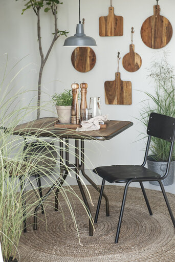 Impressionen zu IB Laursen Cafetisch mit Holztischplatte und Metallgestell UNIKA, Bild 5