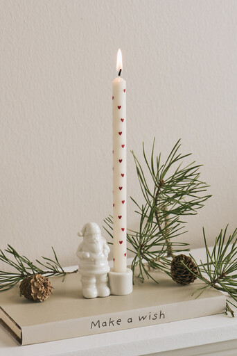 Impressionen zu IB Laursen Dünne hohe Kerze mit Herzen, Bild 2