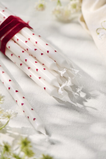 Impressionen zu IB Laursen Dünne hohe Kerze mit Herzen, Bild 4