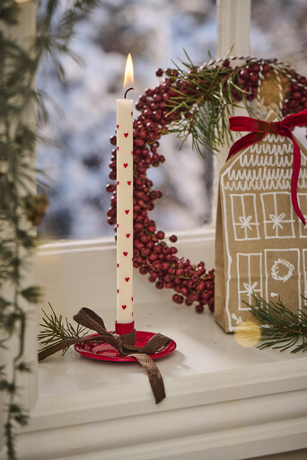 Impressionen zu IB Laursen Dünne hohe Kerze mit Herzen, Bild 5