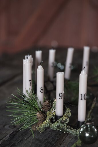 Impressionen zu IB Laursen Dünne Kerzen 1-24 mit Zahlen, Bild 8