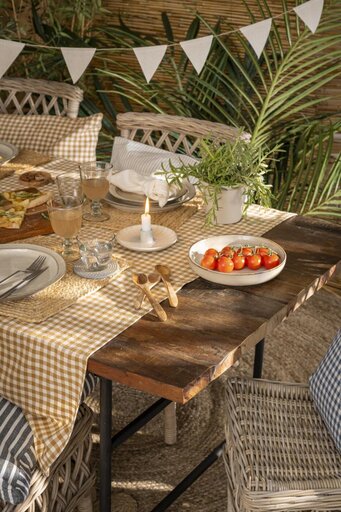 Impressionen zu IB Laursen Falttisch mit Holztischplatte und Metallgestell UNIKA, Bild 5