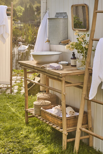 Impressionen zu IB Laursen Garten Wasserbehälter für die Wand mit Hahn und Seifenhalter, Bild 4