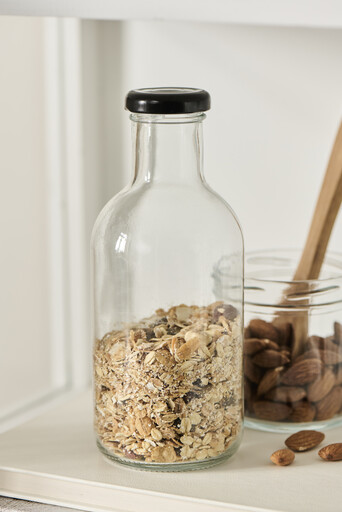 Impressionen zu IB Laursen Glas-Flasche mit schwarzem Schraubdeckel, Bild 4